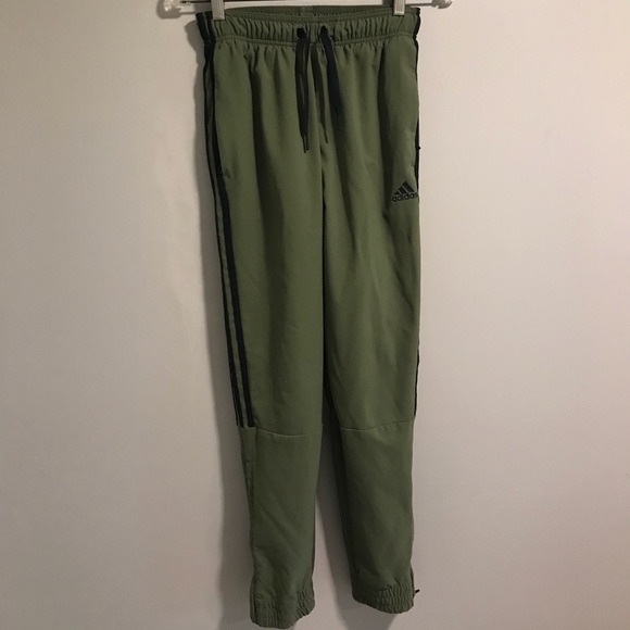 army green adidas joggers